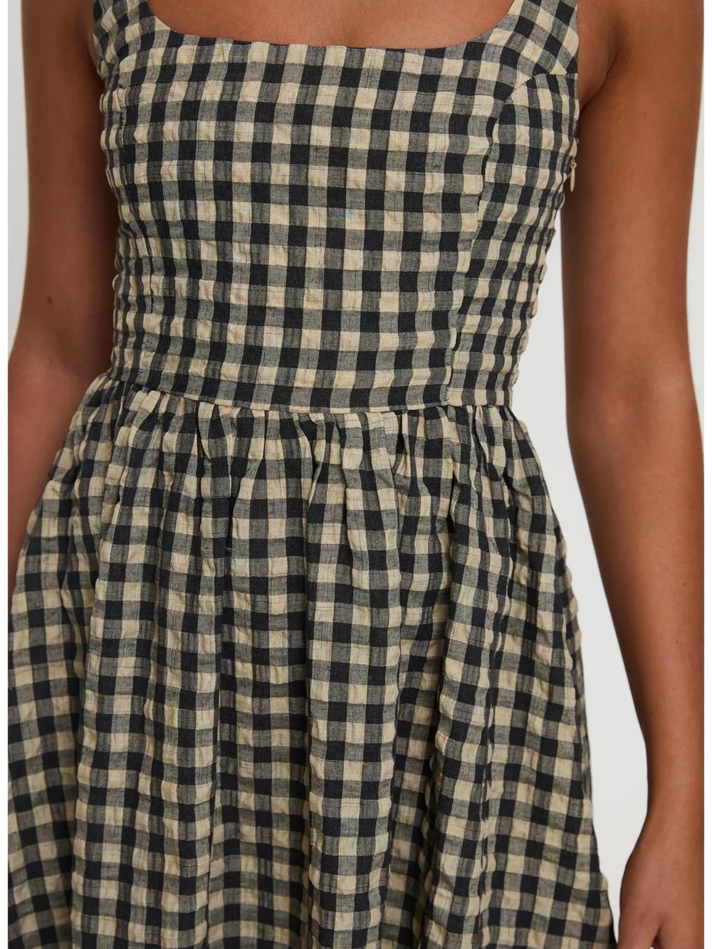 Princess Polly Classic Gingham Square-Neck Maxi Dress - Picture 3 of 3